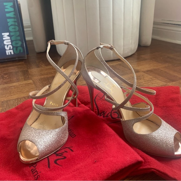 Christian Louboutin Shimmer Heels - Picture 4 of 5